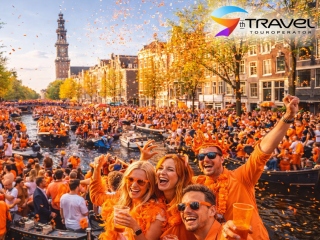 День короля — це масштабний фестиваль, який охоплює всі міста Нідерландів апрель 2026